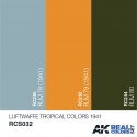 Set de colores tropicales LUFTWAFFE 1941.