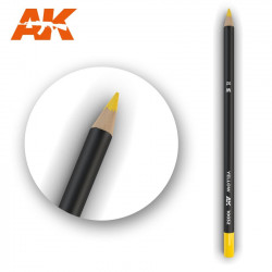 Watercolor pencil yellow.