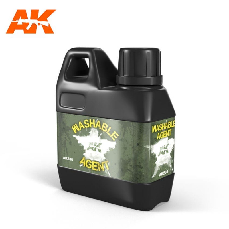 Washable agent. Washable agent.
