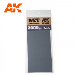 Wet sandpaper, 2000 g.