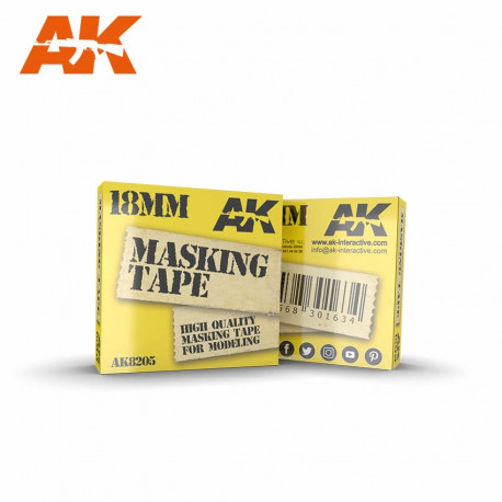 Maskint tape 18 mm.