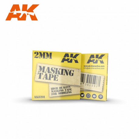 Maskint tape 2 mm.