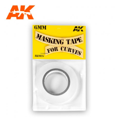 Masking tape for curves, 3 mm.