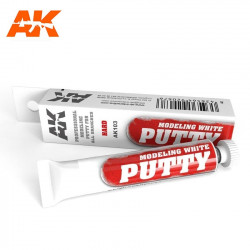 Masilla tipo "Putty" blanca.