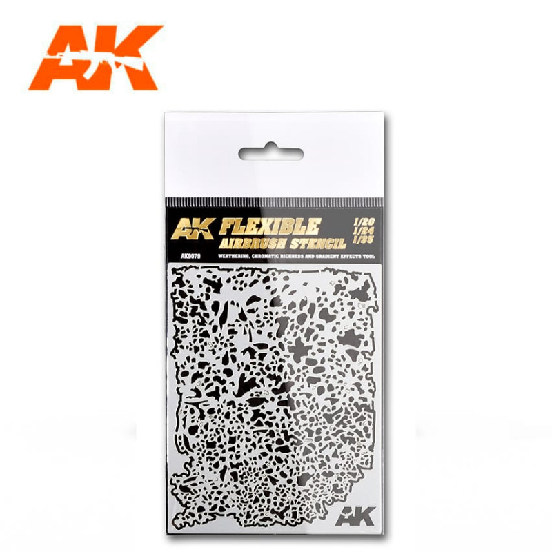 Flexible airbrush stencil. Flexible airbrush stencil.