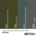 Set de colores de la USAF TAC para el sudeste de Asia (SEA). Set de colores de la USAF TAC para el sudeste de Asia (SEA).