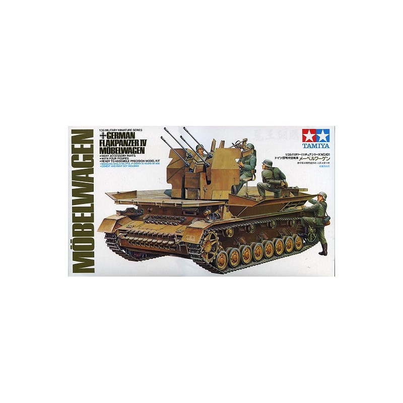 Mobelwagen Flakpanzer IV alemán. TAMIYA 35101 Mobelwagen Flakpanzer IV alemán. TAMIYA 35101