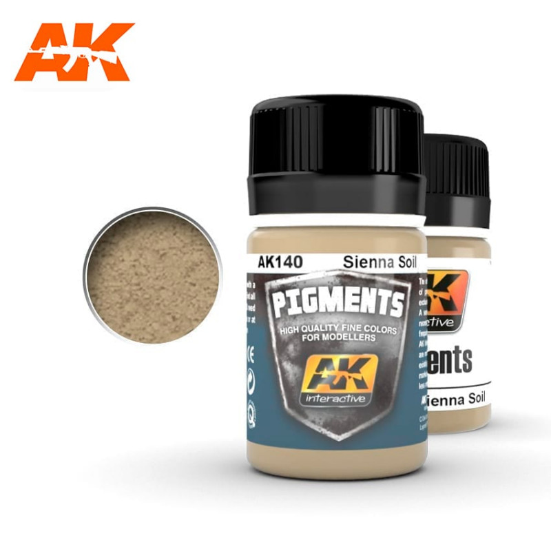 Pigment - Sienna soil. 35 ml. Pigment - Sienna soil. 35 ml.