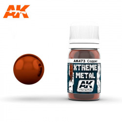 Metallic-Kupferfarbe, 30 ml.