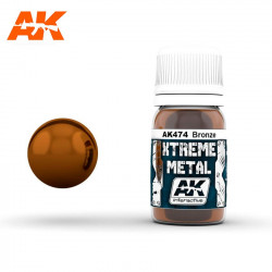 Metallic-Bronzefarbe, 30 ml.