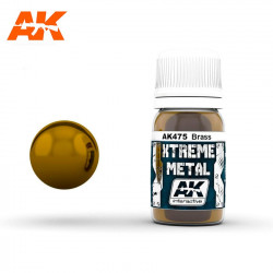 Vernice ottone metallizzato, 30 ml.