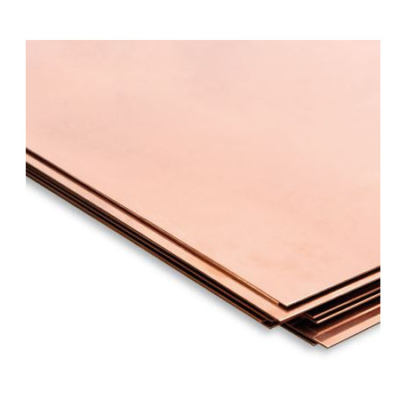 Plancha de bronce de 0,4 mm.