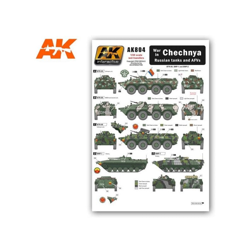 Decal set: Russian naval infantry.