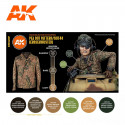 Set de pinturas PEA DOT PATTERN/DOT44 (ERBSENMUSTER). Set de pinturas PEA DOT PATTERN/DOT44 (ERBSENMUSTER).
