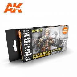 Set aus bunten Mustern aus Eichenblatt, Palme und Plattbaum Frühjahr/Sommer Varianten.