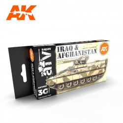 Ensemble de couleurs Irak et Afghanistan.