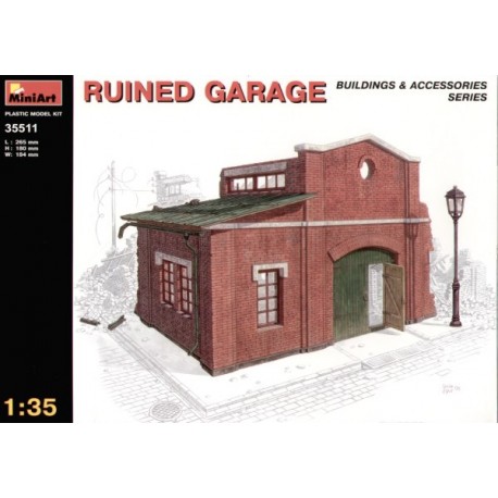 Ruined garage. MINIART 35511