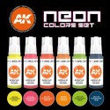Set de colores neón.