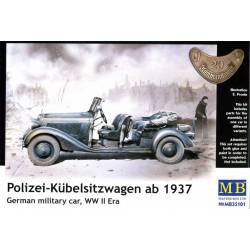 Polizei-Kübelsitzwagen, auto militare tedesco.