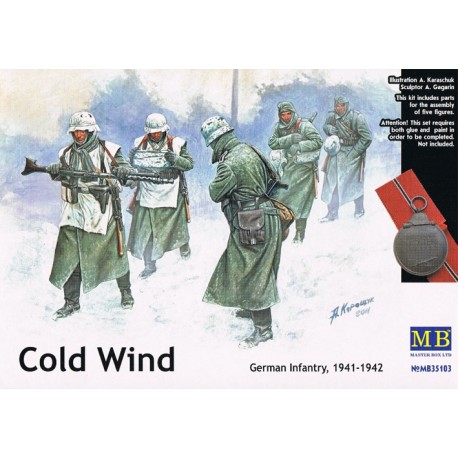 Cold wind; German infantry 1941-42. MASTER BOX 35103