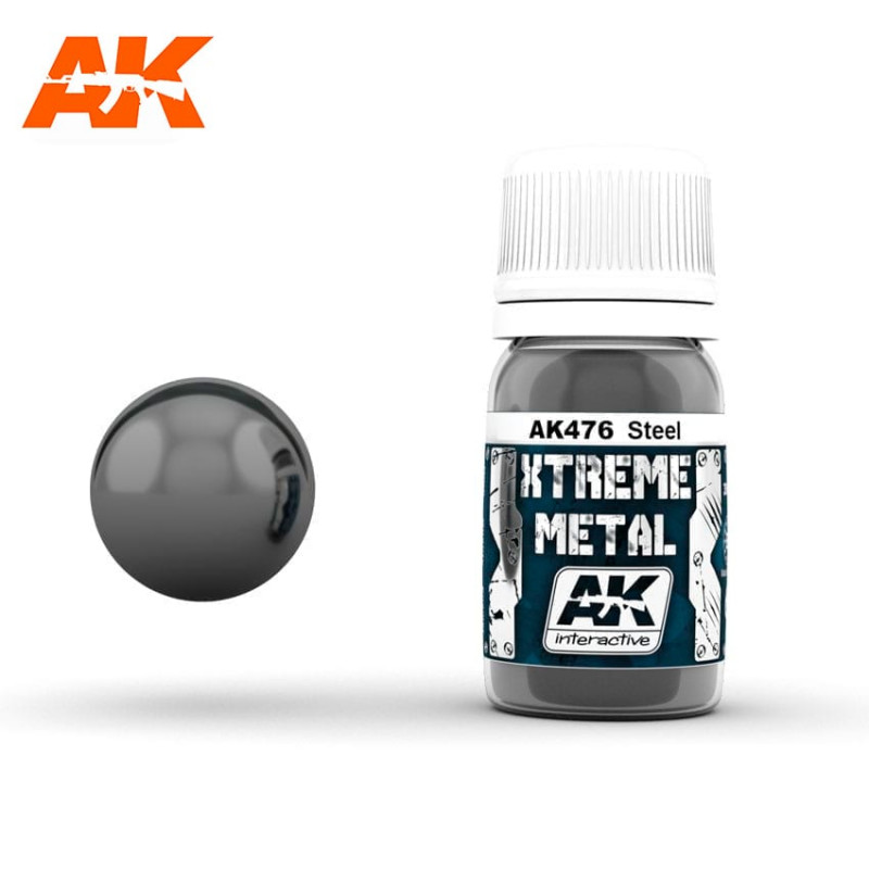 Pintura metalizada acero, 30 ml. Pintura metalizada acero, 30 ml.