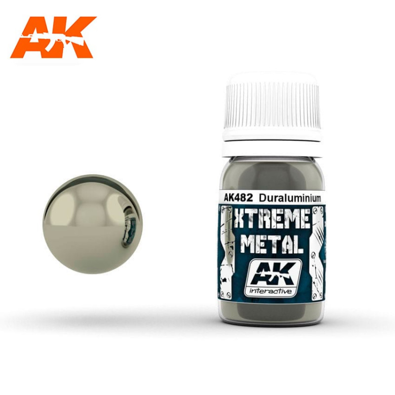 Pintura metalizada Duraluminio, 30 ml. Pintura metalizada Duraluminio, 30 ml.