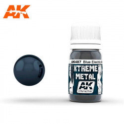 Metallic-blauer Metallic-Lack, 30 ml.