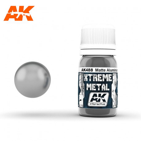 Xtreme Metal Matte Aluminium, 30 ml.