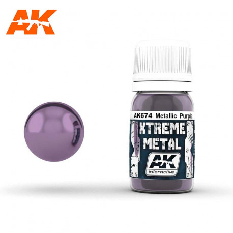 Xtreme Metal Metallic Purple, 30 ml.