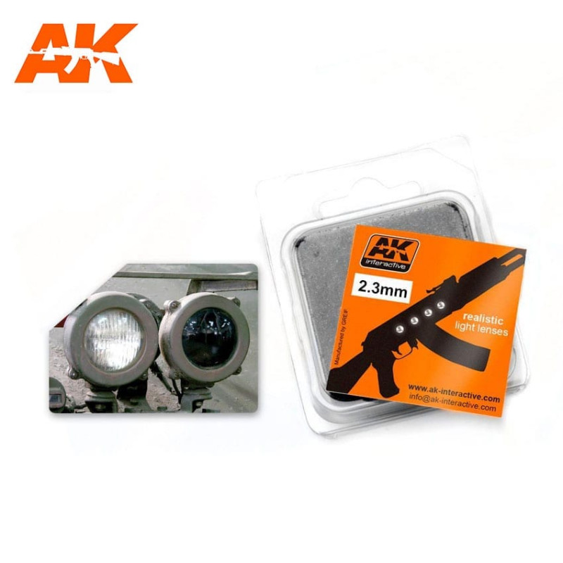 White Lense 2.3 mm (x4). White Lense 2.3 mm (x4).
