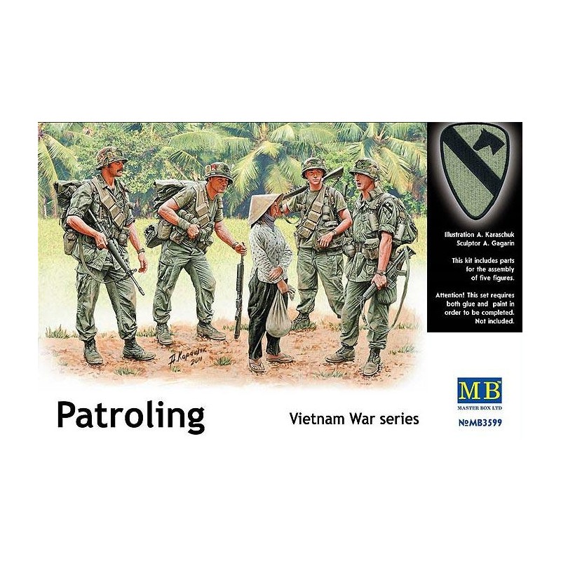 Vietnam War Series. Patrullando. MASTER BOX 3599