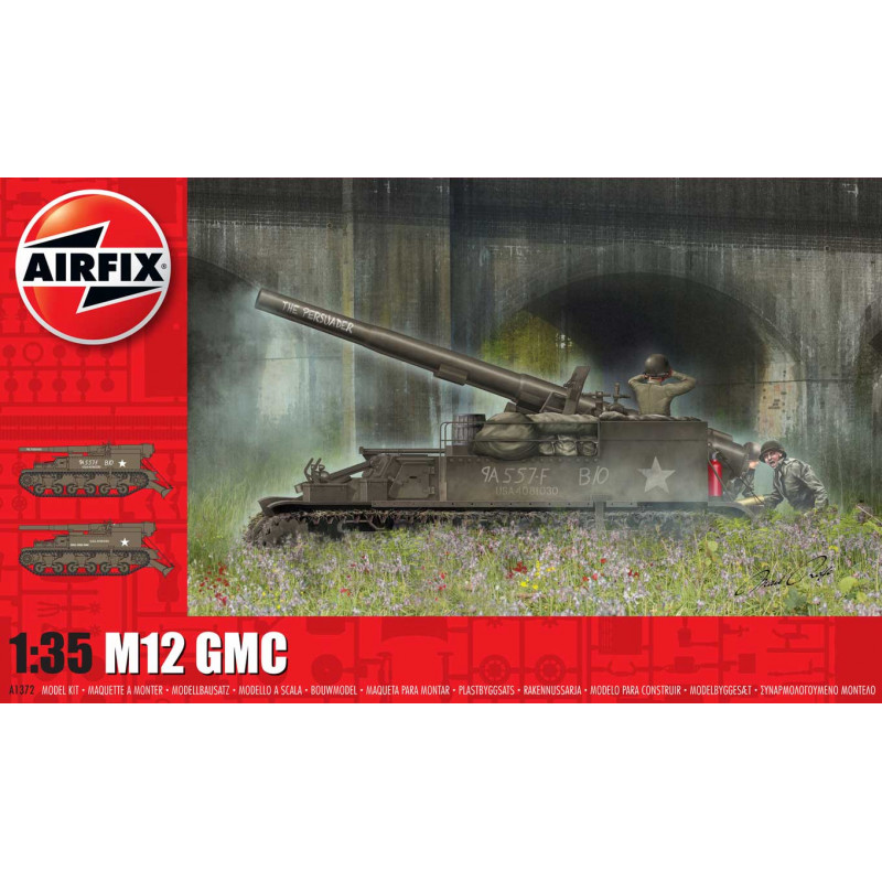 M12 GMC, cañón autopropulsado americano. M12 GMC, cañón autopropulsado americano.