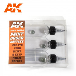 Farbspenderflaschen 100 ml (x3).