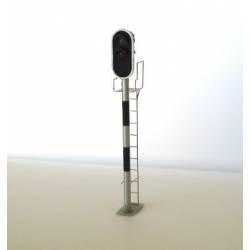 Signal lumineux avec 2 aspects vert-rouge.