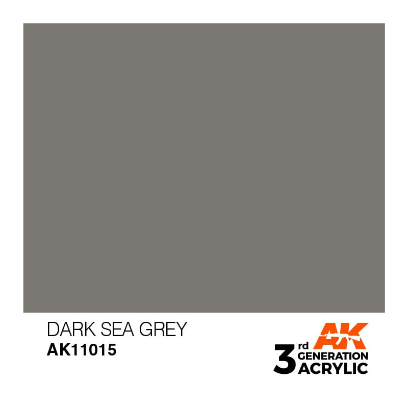 Pintura acrílica gris mar oscuro estándar, 17 ml.