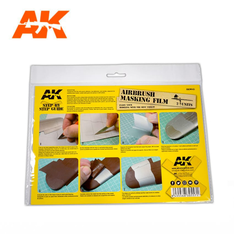 Papel para enmascarar (x2). Papel para enmascarar (x2).