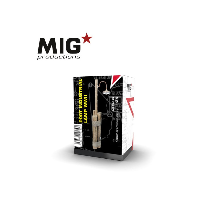 Lámpara WWII puerto industrial.