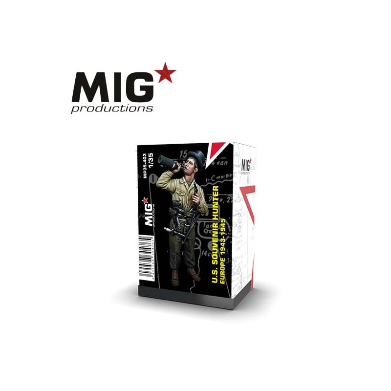 Cazador de souvenirs americano, Europa 1943-1945.