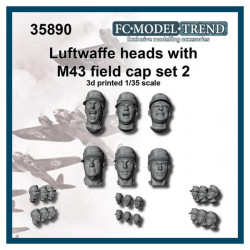 Heads with T-56-6 helmets, set 1.