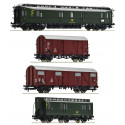 4 piece set: Post train, DB.