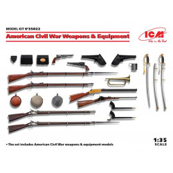Armi ed equipaggiamenti della Guerra Civile Americana.