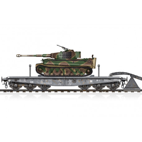 Plattformwagen with Tiger I.