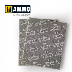 Esponja de lixamento. Grão 100 (x2).