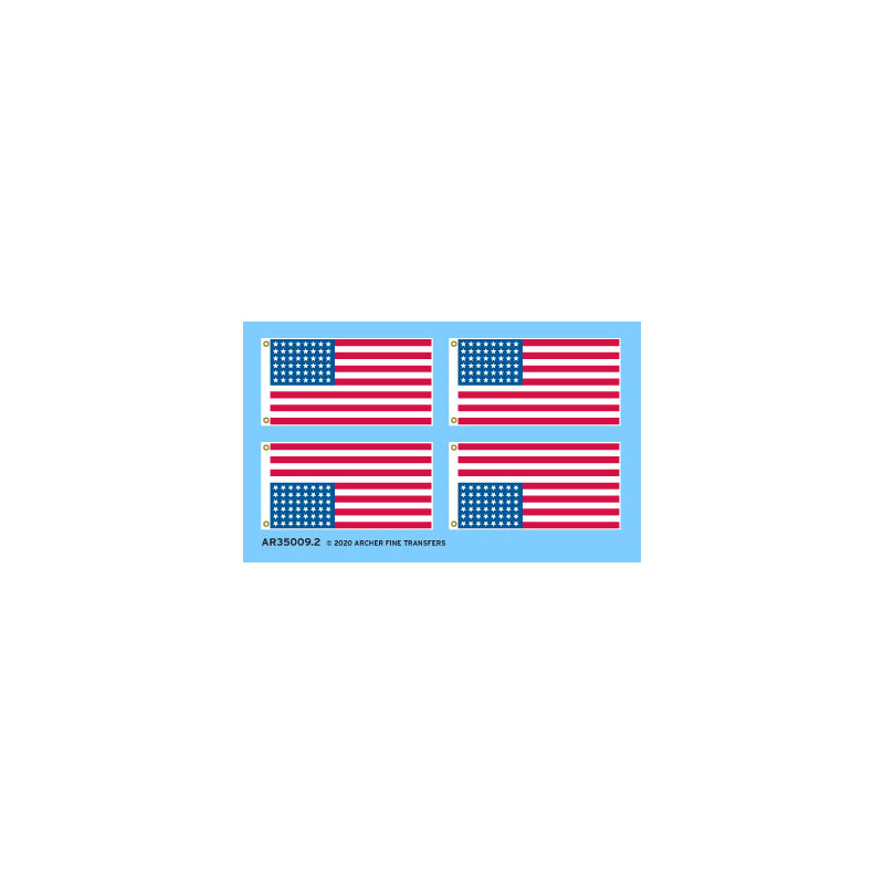 Banderas estadounidenses WWII.