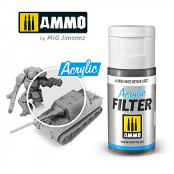 Acrylfilter: mittelgrau. 15 ml.