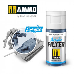 Acrylfilter: blau französisch. 15 ml.