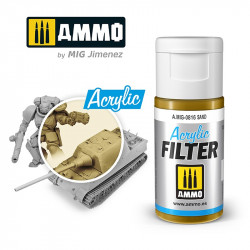 Acrylfilter: Sand. 15 ml.