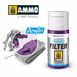 Acrylfilter: violett. 15 ml.