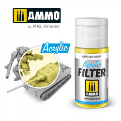 Filtro acrílico: amarelo. 15 ml.