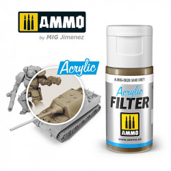 Acrylfilter: Sandgrau. 15 ml.